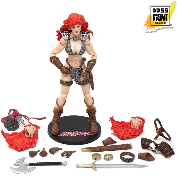 Boss Fight Studio Red Sonja 50th Anniversary EPIC H.A.C.K.S. Red Sonja 1:12 Scale Action Figure
